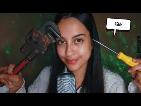 asmr concertando seu carro