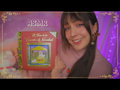 ⭐ASMR Leyendo Cuentos Antes de Dormir🎄 [Sub] Cuentos de NAVIDAD en Español