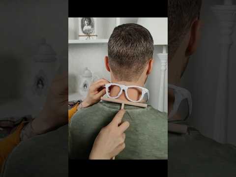 Glasses try on but on the neck