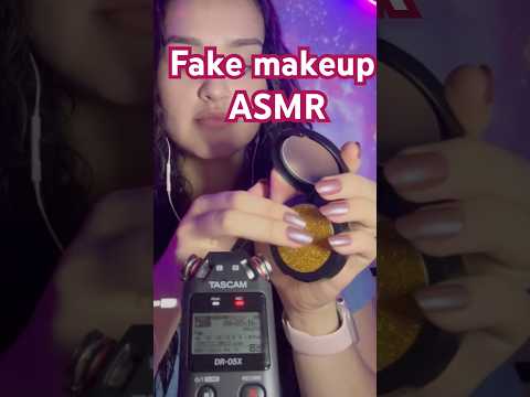 posso fazer sua make de mentitinha? 🫧 #makeupasmr #fakemakeup #asmrtemaquiando #maquiagemdeplastico