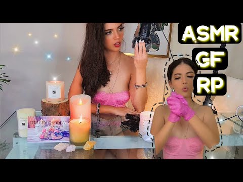 ASMR Loving Girlfriend HELPS YOU Fall Asleep FAST 💓  ASMR Girlfriend Loving YOU ( SOFT SPOKEN )