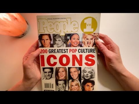 200 Greatest Pop Culture Icons People Magazine Flip - ASMR Soft Spoken