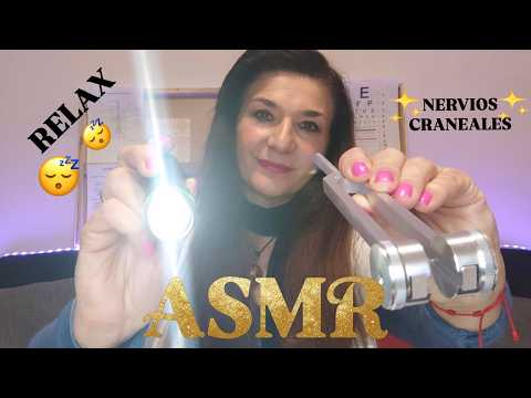 ASMR Roleplay / Revisión de los ✨ NERVIOS CRANEALES✨ PARA😴 DORMIR 💤 😴 💤 En Español