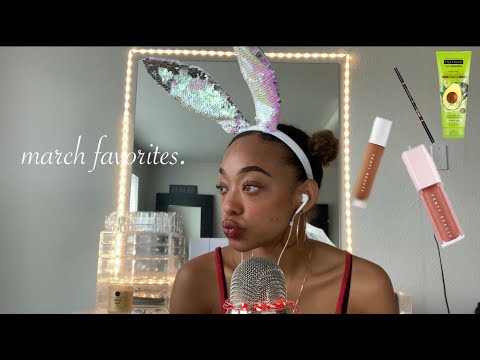 ASMR March Beauty Favorites!💄🤪 2019 | Chyna Unique