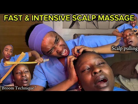 Asmr: FAST & AGGRESSIVE HEADSCRATCH MASSAGE THAT WILL GIV YOU INSTANT DEEP SLEEP 💤 FOR SATISFACTION 