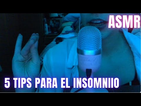 ASMR para dormir | 5 TIPS PARA EL INSOMNIO 😴 | SOFT SPOKEN, TAPPING Y SCRATCHING