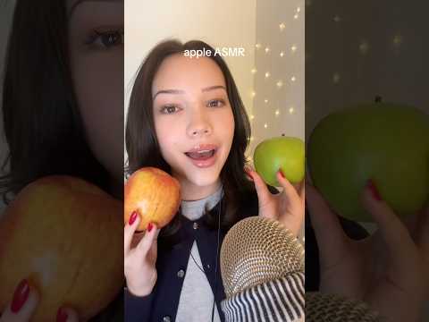 apple ASMR 🍎🍏 #asmr #apple #fyl