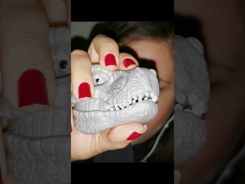 ASMR 🦕 Dino DEVORANDO Suas Energias - completo no canal (FULL VIDEO ON THE CHANNEL) #shorts