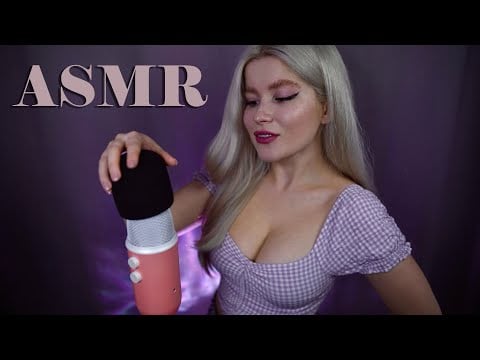 ASMR relaxing mic rubbing 😴 Windshield scratching, no cover, whispers, breathing for sleep 💖