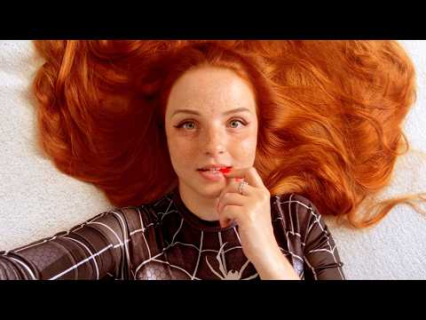 ASMR Eye Gazing 🧡 A Small Red-Haired Spider Is Watching You 🕷️ No Talking