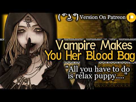 Your Doting Vampire Owner Bleeds You To Sleep [Heartbeat] [Soft Breaths] | Sleep Aid ASMR Roleplay