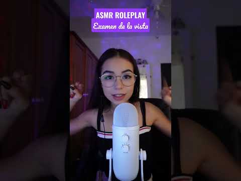 ASMR ROLEPLAY EXAMEN DE LA VISTA👁 | ASMR en español para dormir | #shortasmr #asmrshorts | Pandasmr