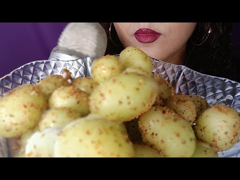 ASMR Comiendo 🍇 uvas congeladas y Tajín