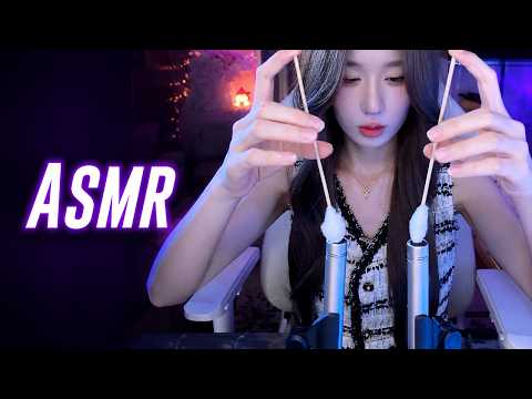 ASMR Feel Every Texture 🤤 3Dio Deep Ear Sounds for Sleep / 4Hr (No Talking)