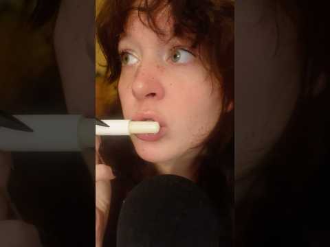 Lip balm eating ASMR #asmr #relax #eatingsounds