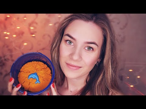 АСМР - КИНЕТИЧЕСКИЙ ПЕСОК | ИГРАЮ С КИНЕТИЧЕСКИМ ПЕСКОМ | АСМР НА РУССКОМ | ASMR KINETIC SAND