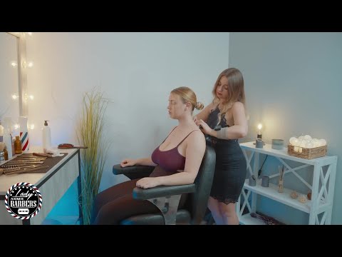 Soothing ASMR Scalp Massage by Barber Lady Margo for Curvy Girls