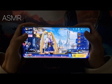 ASMR Mobile Legends chill gameplay (whispering & mouth sounds)