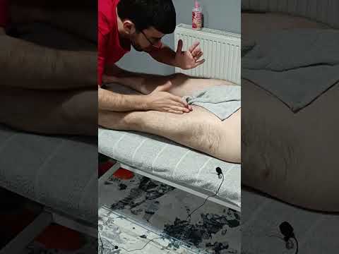 VERY RELAXING FRONT LEG MASSAGE TURKISH MASSEUR #satisfying #relaxing #asmr #shorts #massage