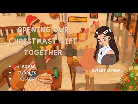 [ASMR] Your Girlfriend Wants To Open Christmas gifts Together  [cuddles] [Sleep Aid]