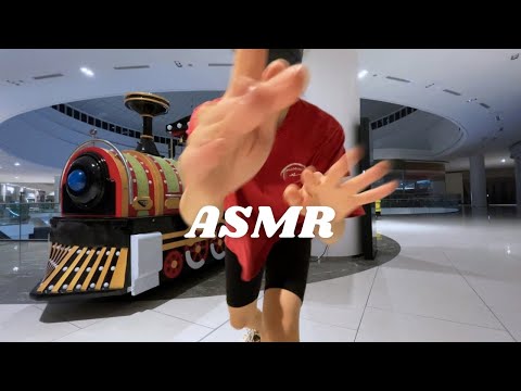 ASMR 🛍️in the EMPTY SHOPPING MALL🛒 FAST & AGGRESSIVE Lofi (public asmr) unpredictable random trigger