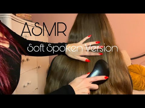 ASMR Hairplay and Hairbrushing *Soft Spoken*