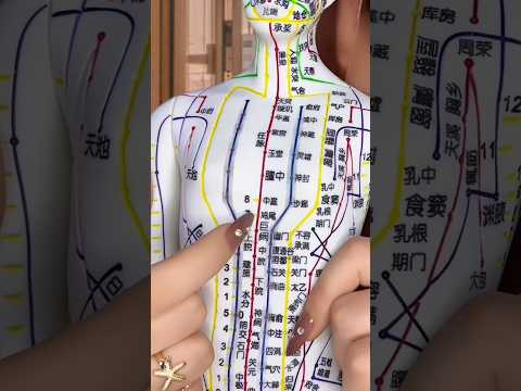 asmr acuponcture doll body massage #asmr #relax #visualtingle #asmrtriggers #relaxing