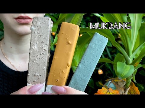 Разноцветное эскимо🍡// Multicolour popsicle//MUKBANG