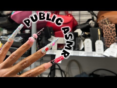 PUBLIC ASMR IN Walmart | Purse 👛 Tapping, Camera Scratching, Clicky Whispers & More!