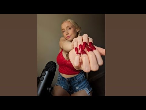 🎧ASMR Nail Tapping💅🏼✨ nail sounds and hand movements💅🏼💋✨