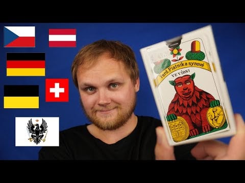 [ASMR] German / Austria-Hungary playing cards 🇩🇪 🇦🇹 🇨🇿 🇸🇰 🇨🇭 🇭🇺 | ASMR for sleep