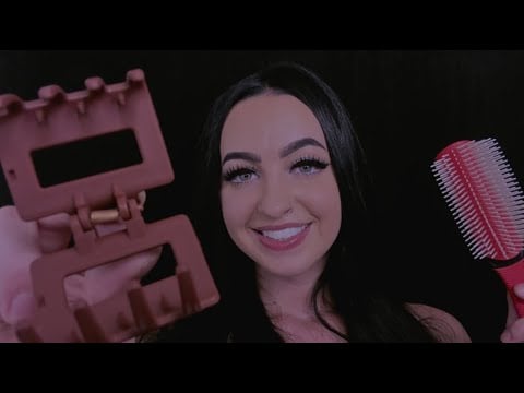 [ASMR] Mom Puts Clips In Your Hair 💆🏽‍♀️| Whispered