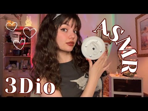 Fast 3DIO ASMR Ear Massage With Oil (Ear Cupping, Mouth Sounds, Rambles and Upclose Whispers)