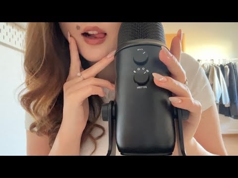 asmr | inaudible whispering & mic sounds (trying anticipatory triggers)