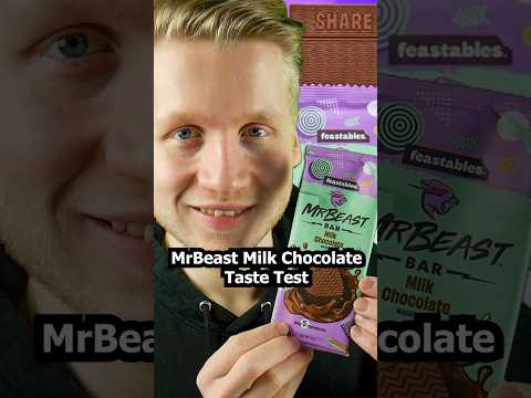 MrBeast Milk Chocolate Taste Test #asmr #relax #asmrsounds