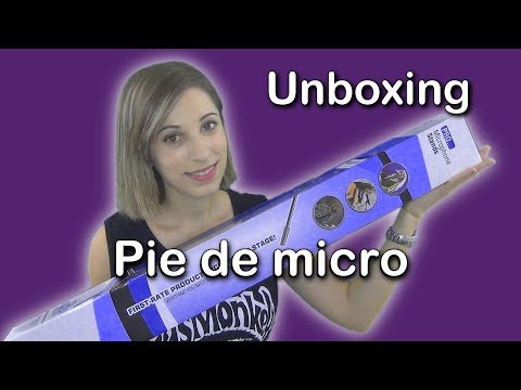 ASMR Español .Unboxing nuevo pie de micrófono . Charlando . Voz baja . Video para relajarte