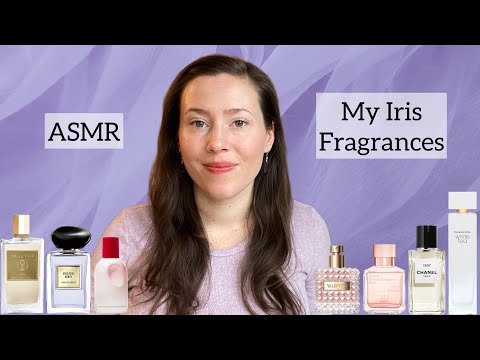 ASMR - Iris / Orris Perfume Collection  - Glass Tapping & Soft Spoken