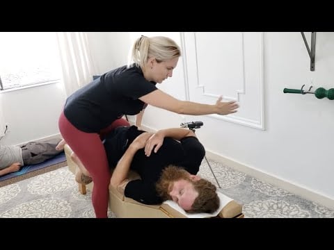 Supreme Back Cracks! Chiropractic Adjustments on Cross Country Bicyclists