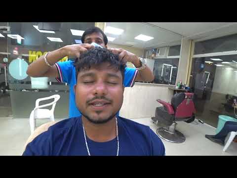 ASMR | $2 Indian Street Head Massage | ASMR BARBER MASSAGE 🇦🇪