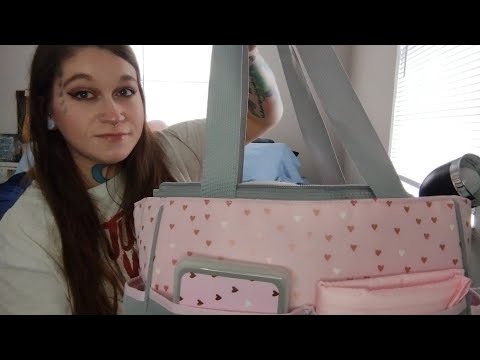 ASMR 🧷 Diaper bag packing