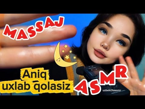 ASMR/ meditatsiya/ uyqu uchun video/ yelka, bosh, yuz massaj #asmr #triggersforsleep 