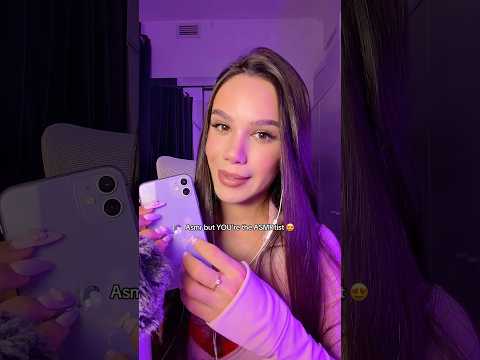ASMR but YOU’re the ASMRtist!😍🤯 BTS how I create my videos ❤️ #asmr #asmrvideo #asmrsounds #sleep