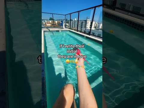 if i write their initial they love you 💞🫶or don’t hehe #asmr #asmrgame #poolasmr #lofiasmr
