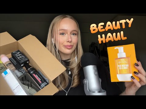 ASMR beauty haul ~ tapping, whispering 💄⋆˚⊹