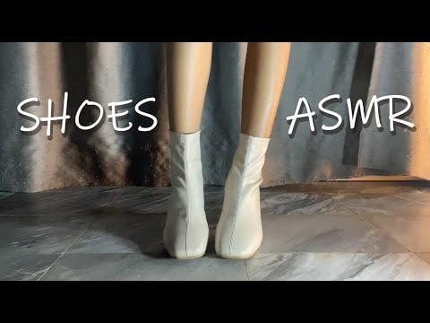 ASMR Walking in Different Shoes 👟