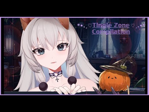 [VTUBER 3Dio ASMR] Binaural triggers to COMFORT you! [NO TALKING]- Tingle Zone Compilation-11/08/23