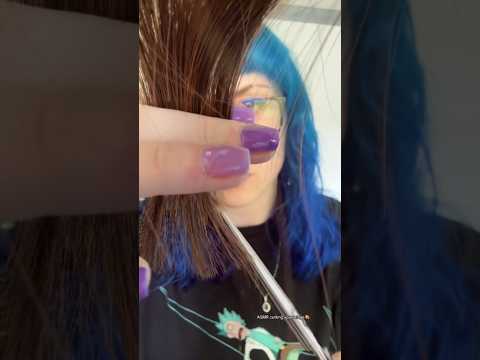 ASMR cutting your fringe 💇‍♀️ #asmr #shorts