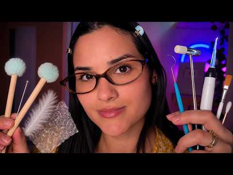 ASMR Exame do Tato 🧠 Olhos Fechados, Frio ou Quente | Roleplay Médico