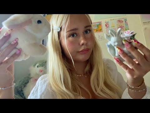 asmr my collection of bunny stuff 🐇