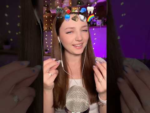Emoji challenge #asmr #asmrsounds #asmrrelax #asmrsleep #relax #tingles #asmrvideo #relaxingvideos